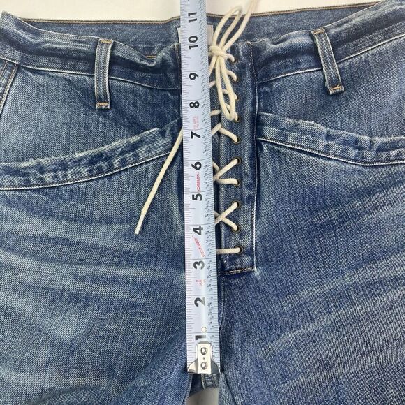 Citizens of Humanity x Free People Sally Flare Jeans 26 lace up - Picture 6 of 16